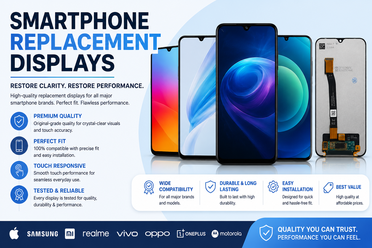 Smartphone Replacement Displays